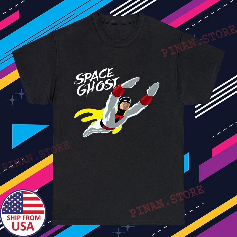 Space Ghost Retro Cartoon Men s Black Size S-5XL M