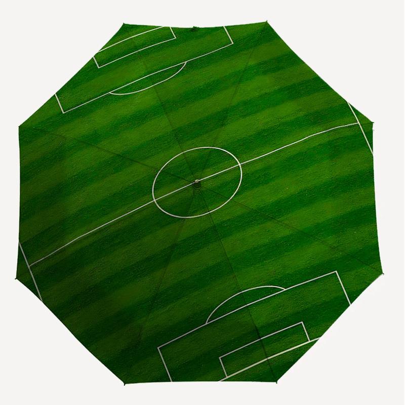 1PC Soccer Field Umbrella-8-Rib Reinforced, Automatic Open, Lightweight & Durable, Fashion Accessory for Outdoor-D346