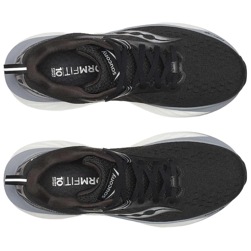 Saucony  Triumph 22 Black White Women Sneakers S10964-200