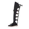 Over the Knee Boots Sandals Women's Summer Denim Sandals Custom Roman Gladiator High Top Ladies Long Boots Beach Sandals WSH3896
