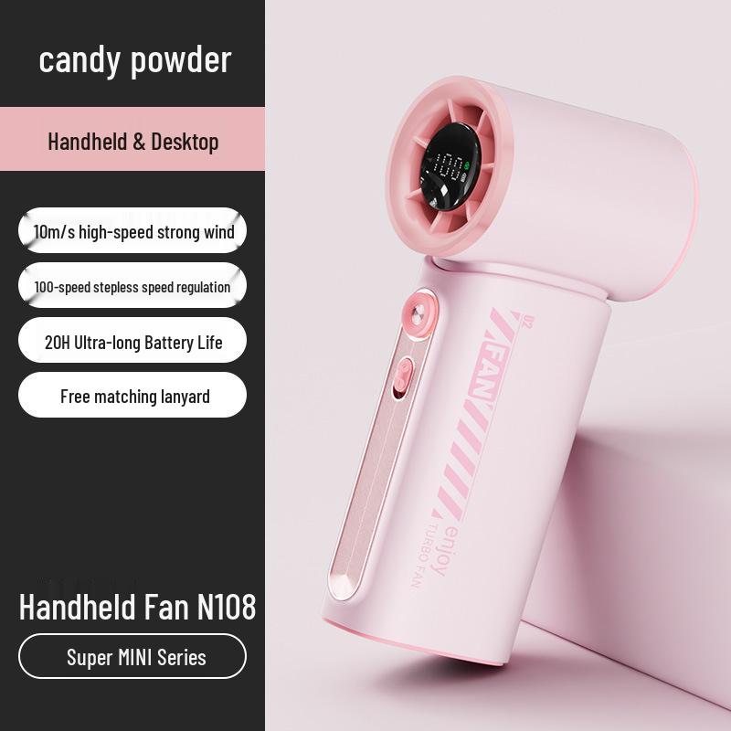 

Compact High-Speed USB Rechargeable Fan with Digital Display (Model N108-N115) 163 x 64 x 60 mm