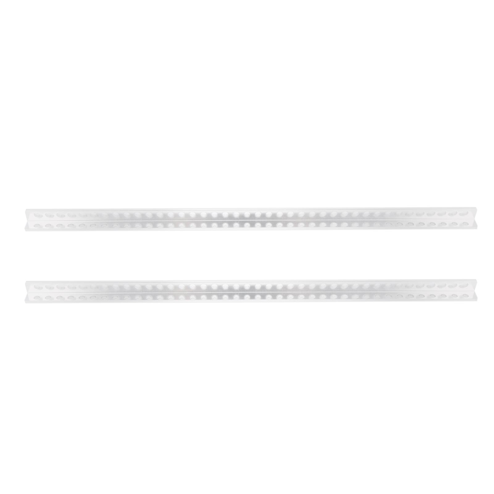 

2 шт. алюминиевый экструзионный профиль L-образная балка 40 отверстий аксессуары для робота 12x12 мм 310300400328