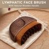 Portable Lymphatic Contour Face Brush Chin Reduce Puffiness with Grooved Lymphatic Drainage Face Brushs Multi-function