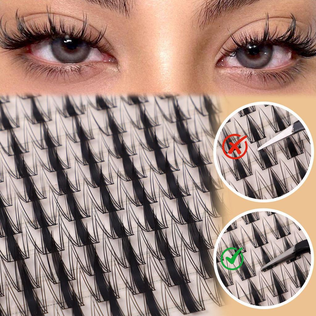 New Style DIY Cluster False Eyelashes: Japanese & Korean Natural Dense Segments