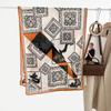 70X180Cm Retro Cashew Print Scarf Women'S Autumn And Winter Polyester Fiber Scarf Warm Sun Protection Neck Shawl