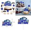 Police Birthday Cake Decor Plugin Pack With Paper Insert For Party And Photo Props