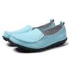 Fashion Women Flats Genuine Leather Fashion Footwear Women Shoe Moccasins Shoes Women Slip On Flat Shoes Soft Plus Size Tenis Feminino