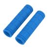 1Pair Bike Handle Grips Bicycle Handlebar Riding Covers Soft Rubber for Mountain Road BikeDark Blue