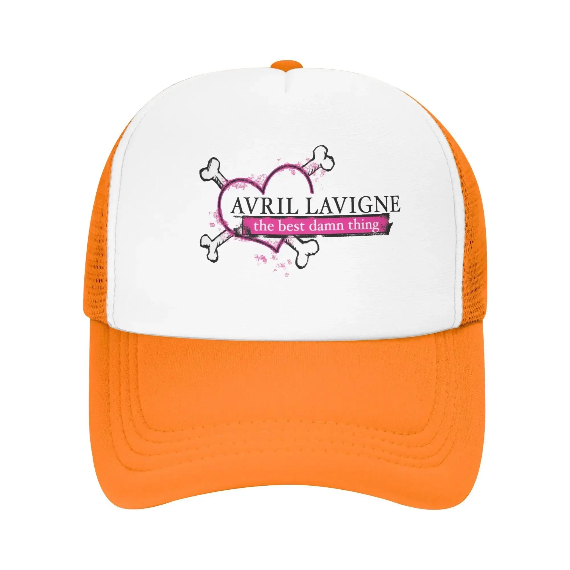 2025 Bone Best Damn Thing Popular Singer Avril Lavigne Sport Mesh Baseball Caps For Womens Male Beach Sunscreen Hat Trucker Cap One Size