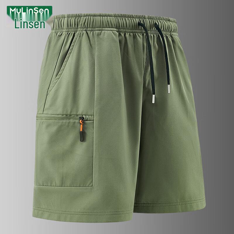 MULINSEN Men s Quick-Dry Elastic Outdoor Sports Shorts M