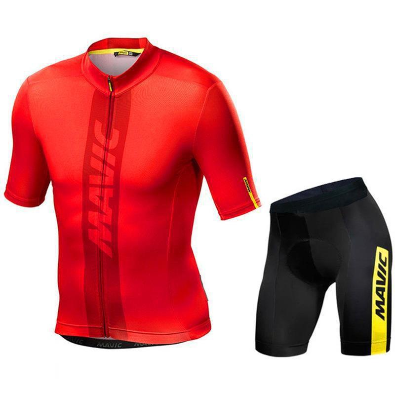 

Mavic Professional Team Riding Suit Short-sleeved Strap Set Mountain Bike Shirt Tour De S