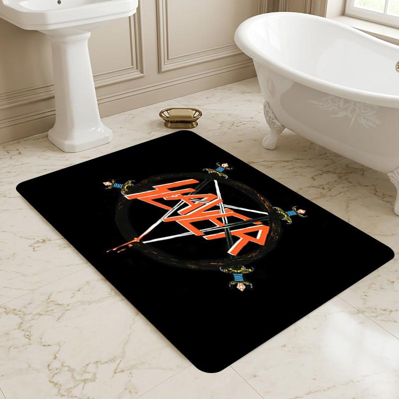 Slayer Symbol Living Room Nonslip Area Rug Soft Carpet For Bedroom Game Playroom Sofa Office Home Decor Doormat Christmas Gift C9301183