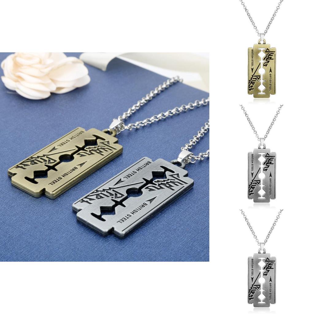 Judas Priest Klingen Anhänger Halskette Mit Legierungsdesign Für Geschenk Und Mode