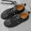 Leather Men Shoes Casual Slip On Loafers Breathable Leather Shoes Men Flats Fashion
