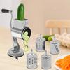 Stainless Steel Cheese Grater with 5 Blades Vegetable Slicer Easy To Use Cheese Shredder  Nuts