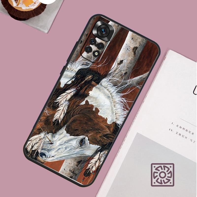 

Western Cowgirl Cowboy Boots Cowhide Case For Xiaomi Redmi Note 14 13 12 11 15 Pro Plus Redmi 15 13 10 10C 12C 13C 14C 15C Cover Redmi Note 9