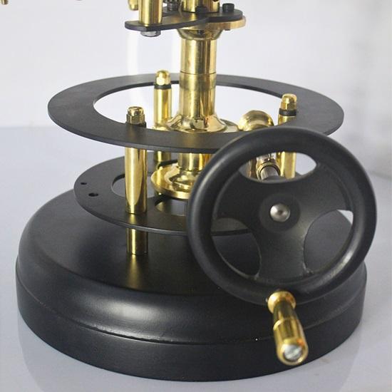 45,72 cm Orrery Einzigartiges und luxuriöses Tellurion Vollständig funktionsfähiges Orrery in Schwarz-Gold-Ausführung, Perfektes Einweihungsgeschenk und Geschenk für den Ehemann