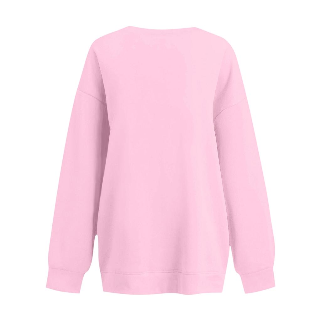 Crewneck Sweatshirt For Women Fall Graphic Sweatshirts Vacation Long Sleeve Drop Shoulder Pullover