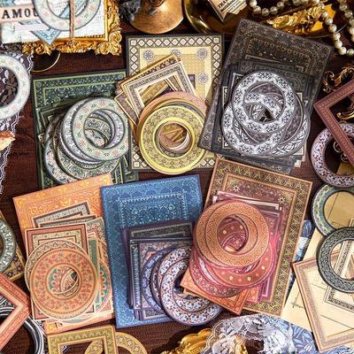 30 sztuk/paczka Vintage Hollow Out dekoracyjny materiał papierowy idealny do dzienników Diy materiały do ​​scrapbookingu