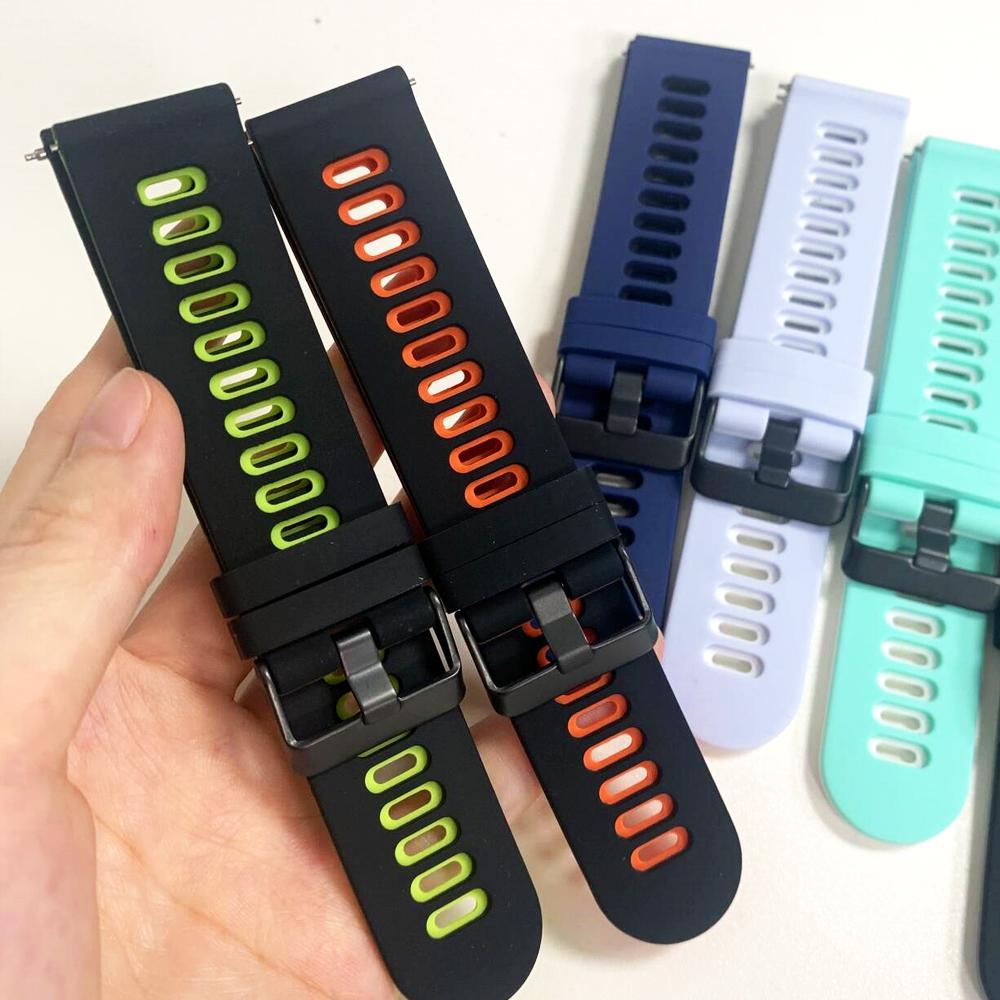20mm 22mm Silicone Strap For HUAWEI WATCH GT 6 Pro GT6 GT5 GT4 GT3 GT2 Soft Band For HUAWEI WATCH 5 46mm/4 Pro Ultimate Bracelet