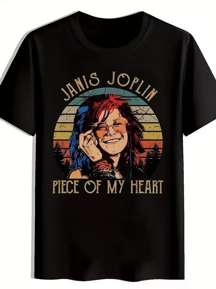 Janis Joplin Piece Of My Heart Unisex TShirt S5xl Q4714 S