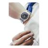 Casio OCEANUS series-disk three-pin dark blue inner surface Bluetooth mobile link function solar quartz movement stainless steel strap OCW-T200S-1AJF