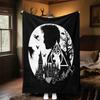1pc Hogwarts Always Deathly Hallows Outdoor Flannel Throw Blanket All Season Soft Warmth,Home Decor 1031045