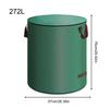 Large Capacity Garden Leaf Bag Branches and Fallen Leaves Collection Bag Dark Green PP Woven Reusable Plant Garbage Bag Supplies