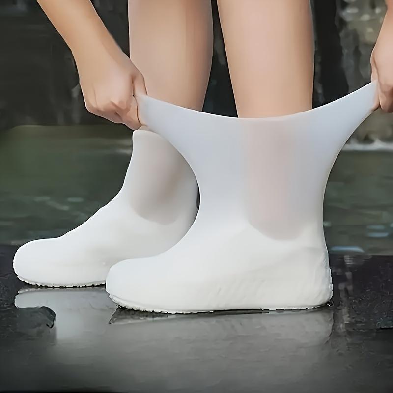 1 Pair of Unisex Shoe Covers: Waterproof, Slip-Resistant, Reusable, Durable, Elastic, and Easy to Clean!