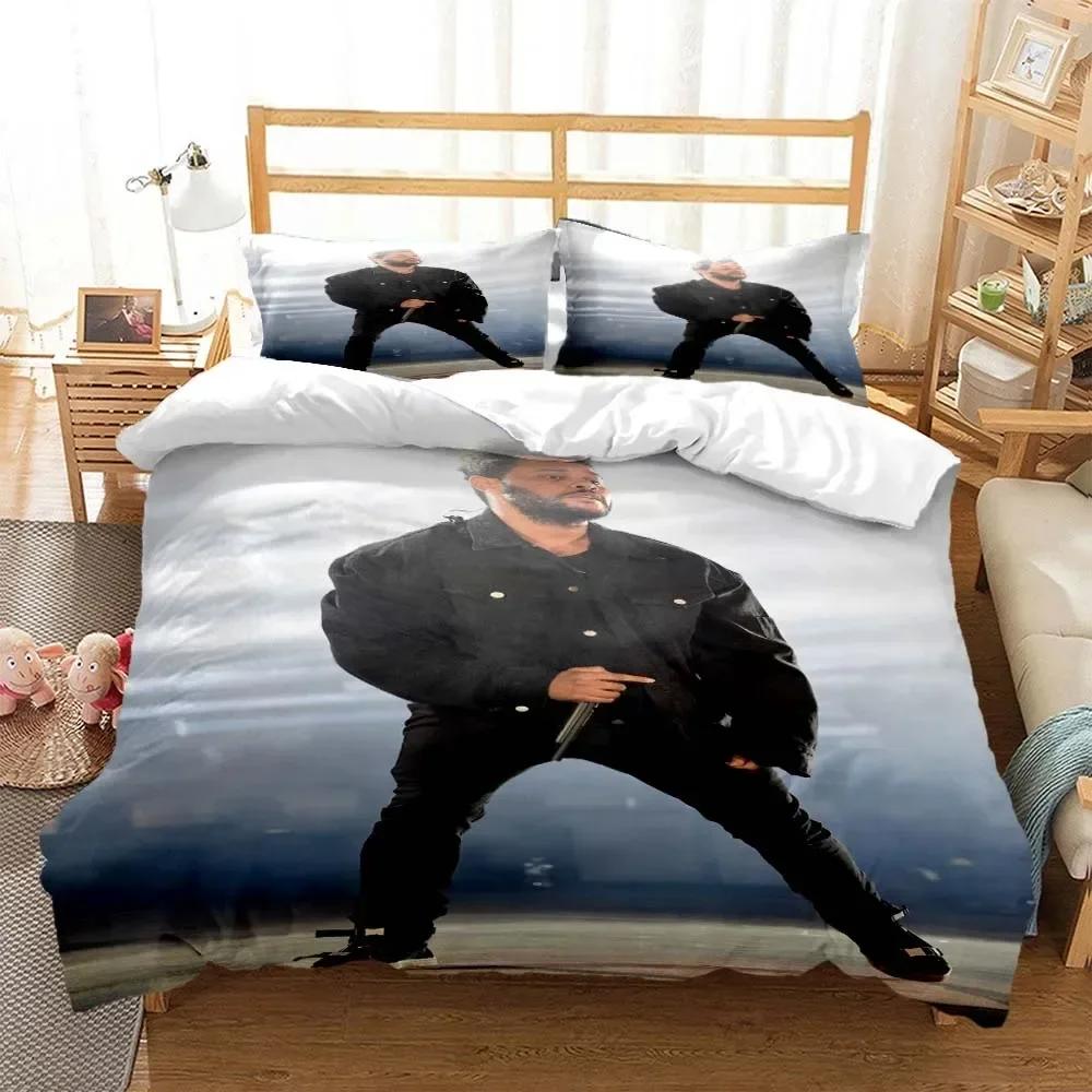 Comforter Die Weeknd Fashion Pop Singer 3D Printed Bedding Queen Bedding Set King Size Bedding Set Soft And Comfortable