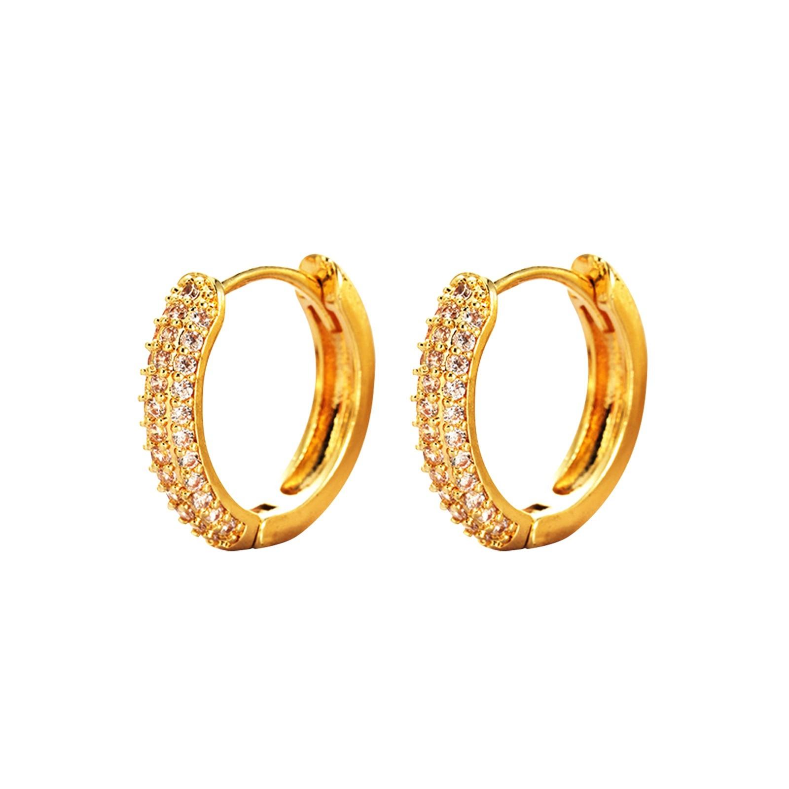 

Женские плетеные серьги с золотыми кругами и винтажные серьги One Size золотистый