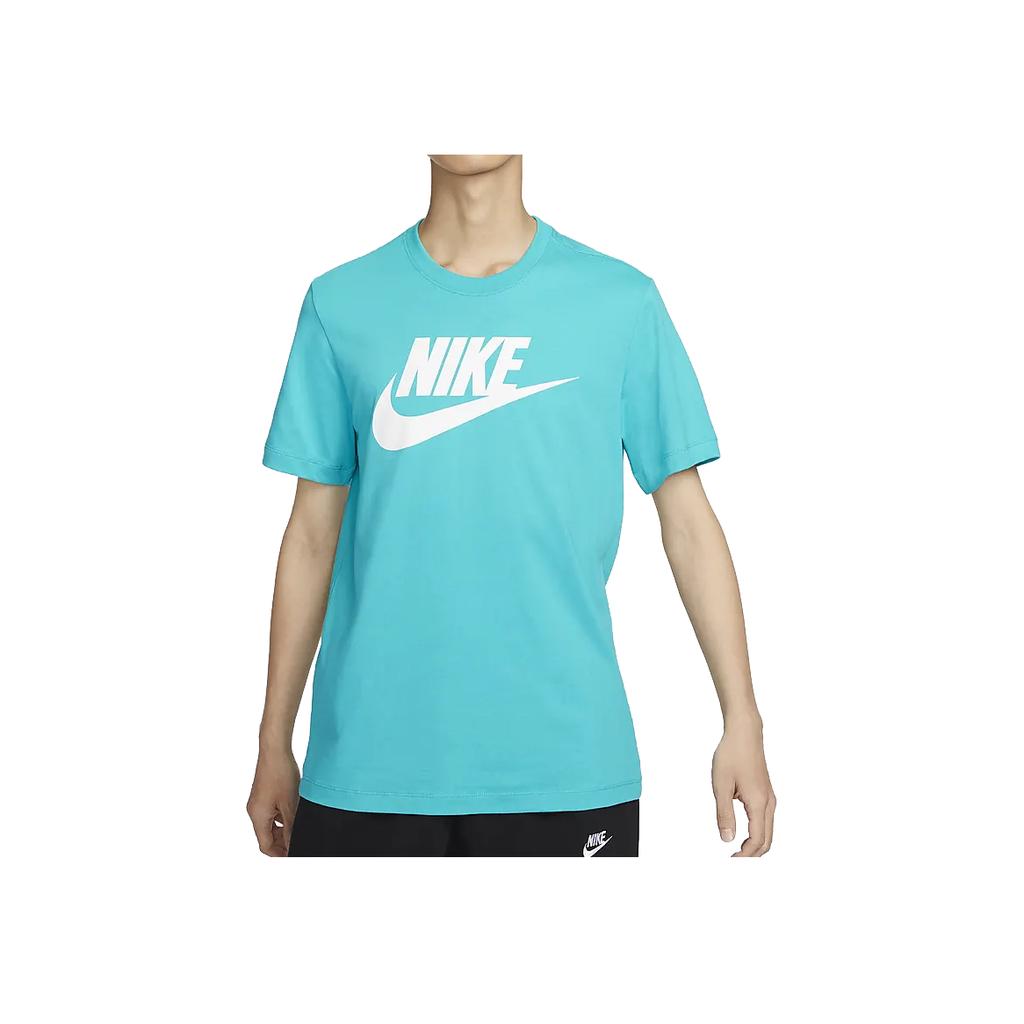 Nike Sportswear Letter Logo Casual Pullover Short Sleeve T-Shirt Men T-Shirts Cactus-Green AR5005-345