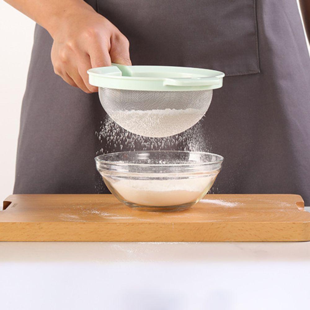 Handheld Flour Sifter Set Fine Mesh Kitchen Strainer Kitchen Filter Flour Sieve Juice