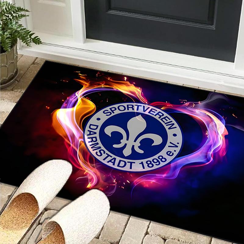1PC Rug Sport Darmstadt Carpet, Chair Rug,Area Rug for Office Bedroom Living Rooms Bedroom, Doormat Decor Christmas Fan Gifts
