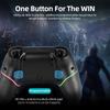 RGB Wireless BT Controller for Nintendo Switch 1/2/OLED Gamepad for Android Phone/PC Hall Effect Joystick with Turbo Function