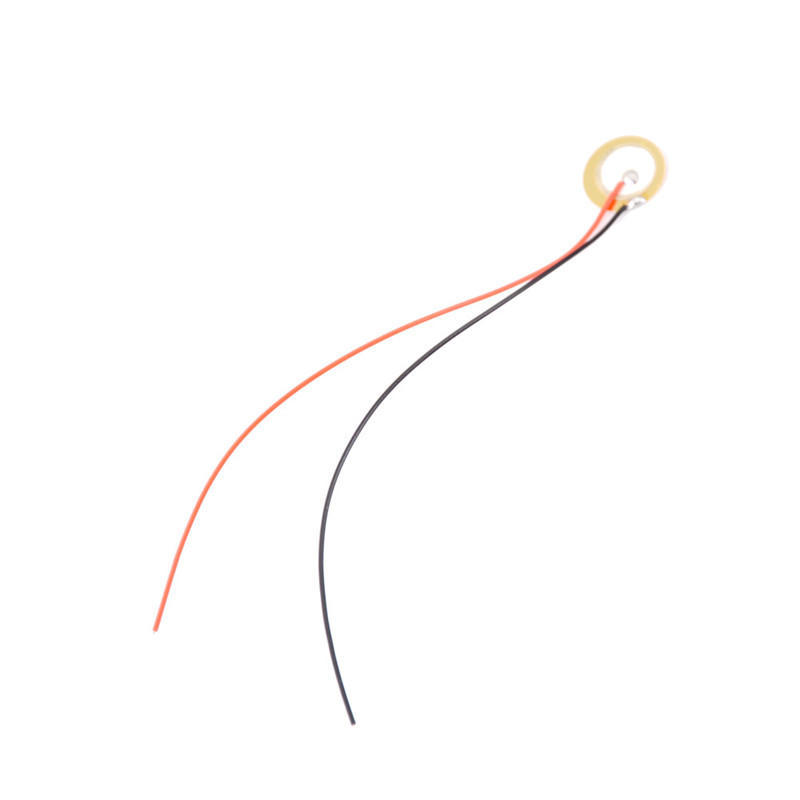 20Pcs 12Mm Piezo Elements Sounder Sensor Trigger Drum Disc + Wire Copper