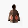 MQD Boys' Colorblock Hooded Trench Coat