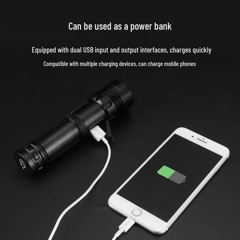 X73 P70 High-Power Zoomable Flashlight