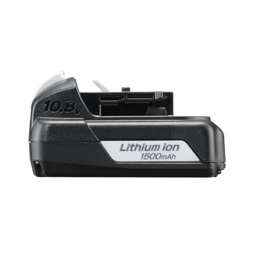 Kyocera (formerly Ryobi) Lithium-ion Battery Pack 10.8V 1500mAh B-1115L 64000631 Black [For 10.8V Cordless Tools] Battery Capacity: 1500mAh (1.5Ah)