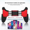 Mobile Phone Holder Non-slip Ergonomic Stretch Function Convenient Four-finger Linkage Bracket ABS Cell Phone Game Joystick Stand for Live Streaming