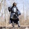 Medieval Knight Armor Costume  Silver Steel Armor Set with Sword and Shield Silver Steel Armor  Halloween Costume X-MASS Gift