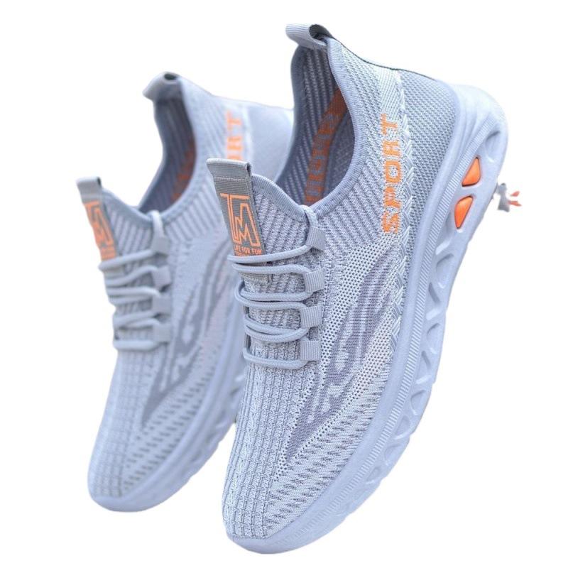Men's shoes summer 2026 mesh new fly-woven mesh men's soft-soled breathable sports shoes casual shoes light running