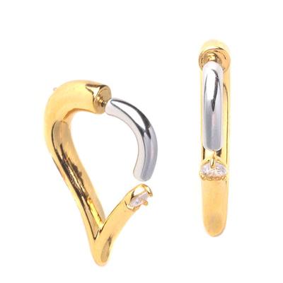 Glammuse Herz Gold Silber Mix