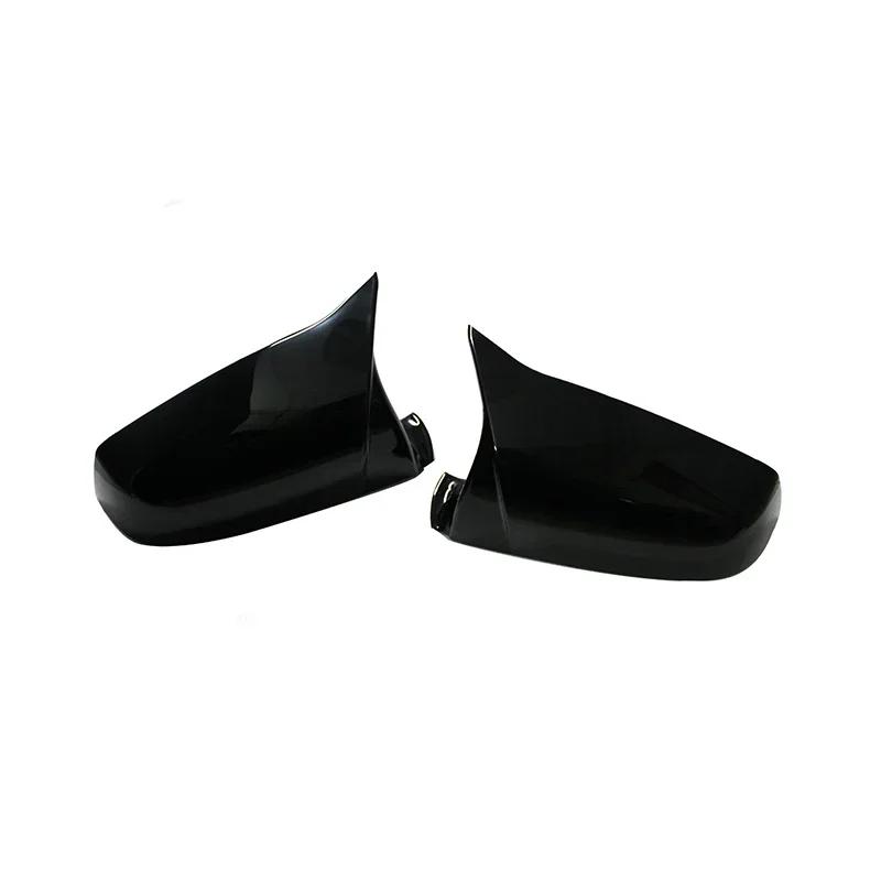 Carbon Fiber Pattern Black Side Wing Rearview Mirror Cover Cap for BMW 5 6 7 Series E60 E61 E63 E64 F06 F07 F10 F11 F13 F01-F04