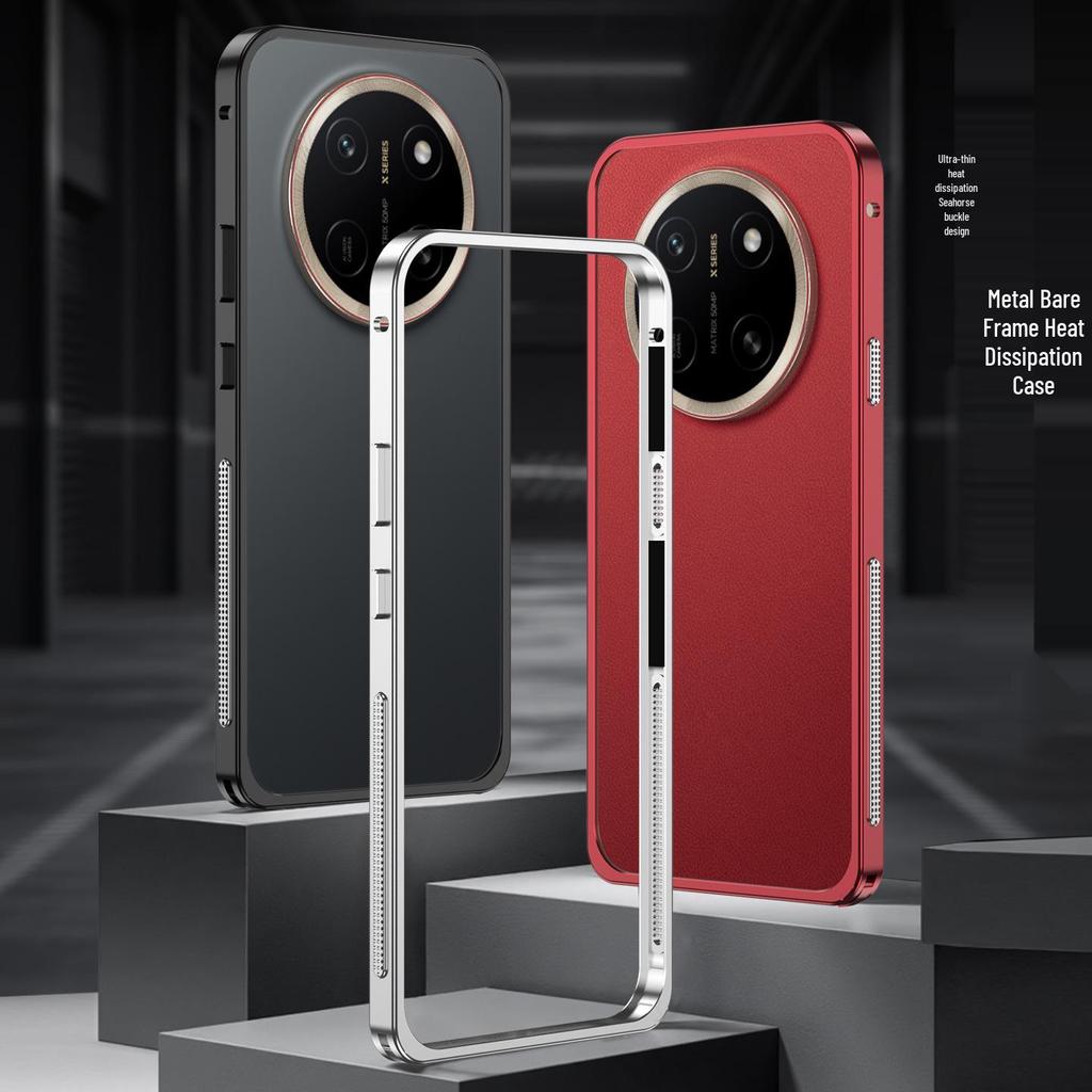 Honor X80 Pro Max Aluminum Frame Phone Case - Heat Dissipation, Drop Protection, Bare Metal Feel, Fashionable Design