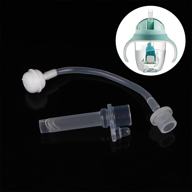 1 Set Baby Feeding Accessories Children Water Cup Silicone Straw Kit Mouth Drink Bottle Replacement