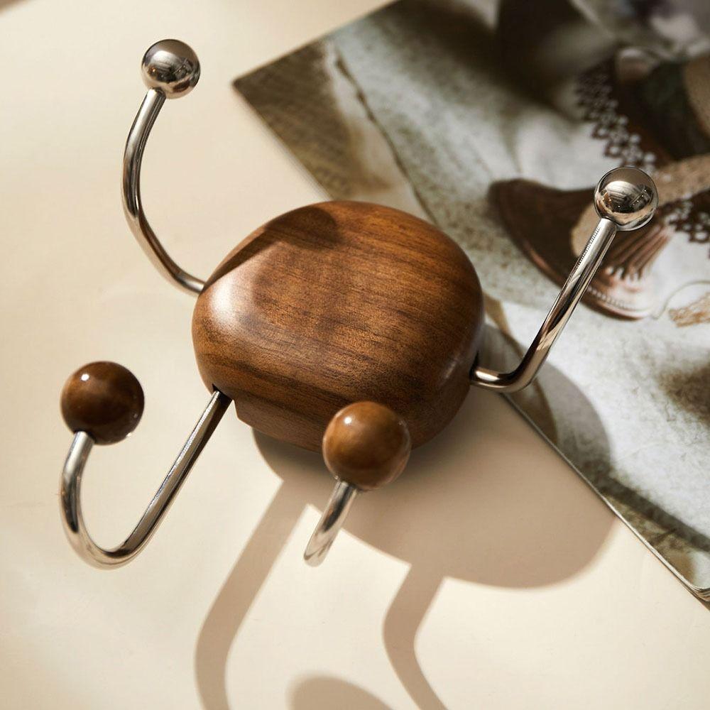 Stainless Steel Wall Mounted Organizer Rustproof Suction Cup Hook Rustic Wall Hook  Entryway