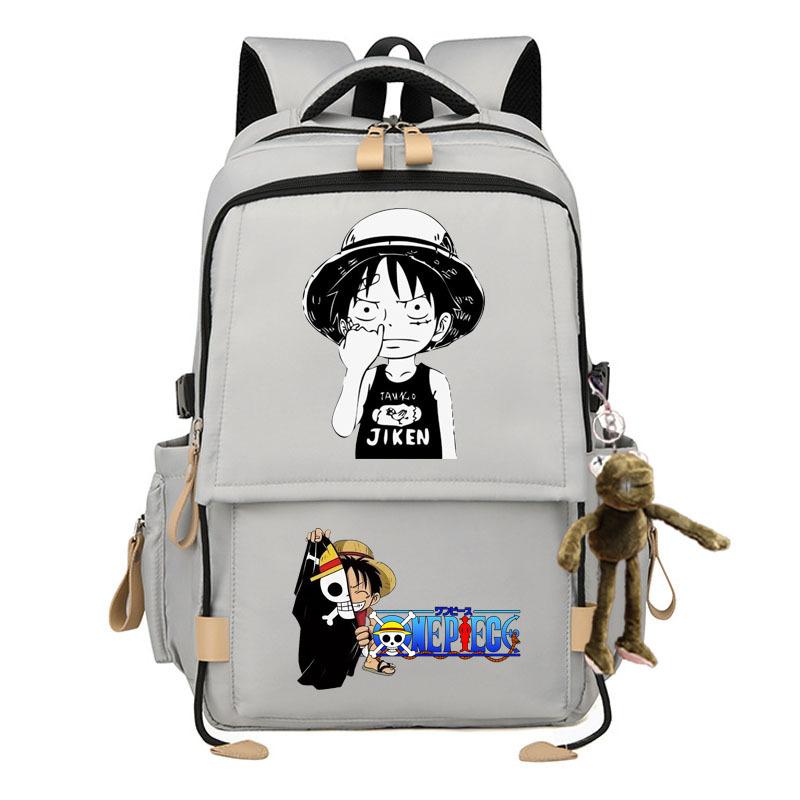 ONE PIECE Backpack Teen Student Large Capacity Fashion Backpack