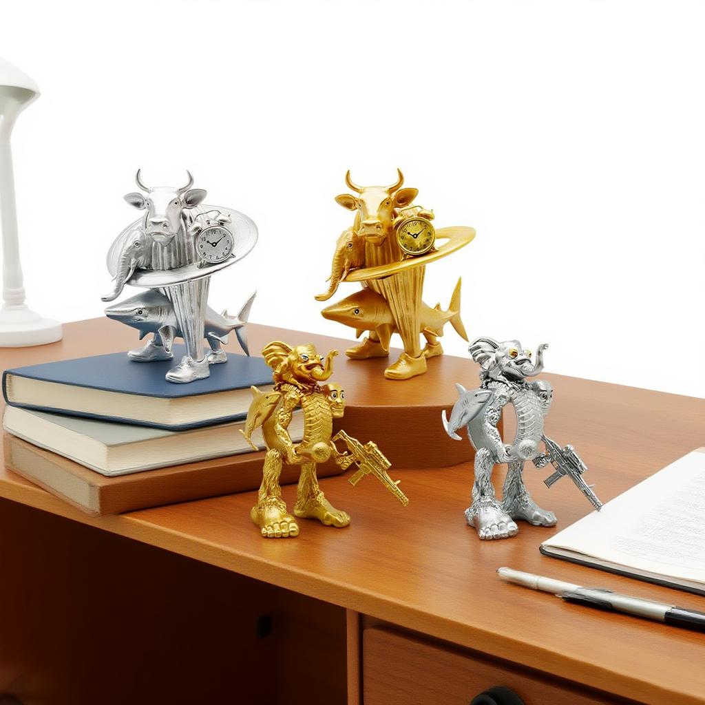 Non-movable Doll Collection Version Scale Doll Desktop Ornaments With One Accessory