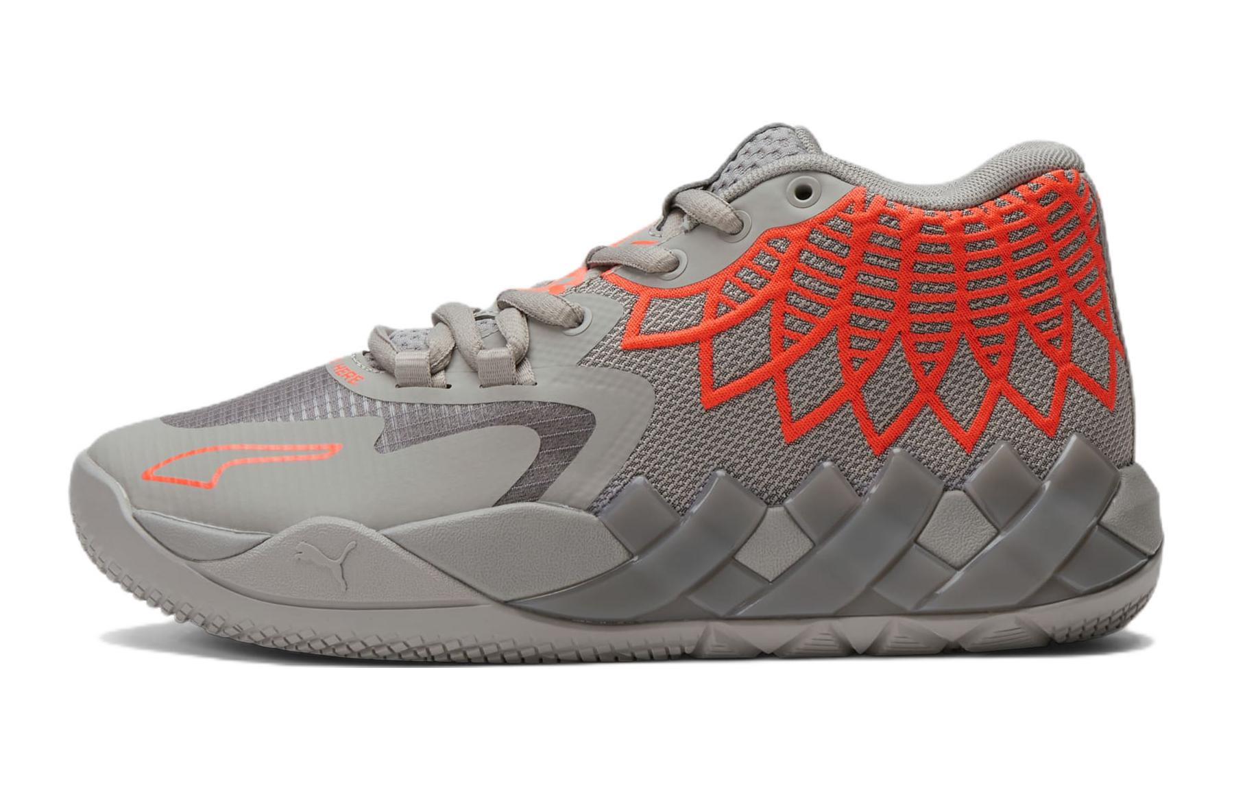 Puma LaMelo Ball MB.01 Rock Ridge Red Blast GS 376886-09 38.5